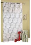 Mendola Draperie Tour Mendola Home Textiles, 140x245cm, cu inele, gri-verde