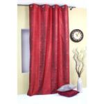Mendola Draperie Brooklyn Mendola Home Textiles, 140x245cm, cu inele, rosu