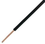  MCU (H07V-U) 1x10 mm2 fekete tömör réz PVC szigetelésű 450/750V vezeték (V3958)