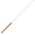  MCU (H07V-U) 1x2, 5 mm2 fehér tömör réz PVC szigetelésű 450/750V vezeték (V3937)