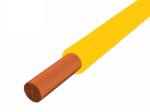  MKH (H07V-K) 1x4 mm2 sárga sodrott réz PVC szigetelésű 450/750V vezeték (V3823)
