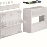  Hager Gamma GD110N Műanyag minielosztó, 10 modul, 1 sor, ajtó nélkül, IP30, falon kívüli, Gamma (Hager GD110N) (GD110N)