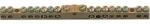  Hager Golf K156 N/PE sín 1x25mm2+8x16mm2+8x10mm2, L=121, 5mm, talp nélkül (Hager K156) (K156)