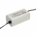 MEAN WELL APV-16-12 LED tápegység 1 fázisú, 16W, 12V DC kimenettel, 1, 25A, 90. . . 264 V AC, 50/60 Hz ( APV-16-12 ) (APV-16-12)
