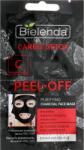 Bielenda Arctisztító maszk szénnel - Bielenda Carbo Detox Peel-Off Purifying Charcoal Mask 2 x 6 g