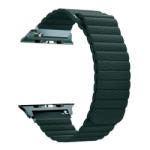 BSTRAP Leather Loop curea pentru Apple Watch 38/40/41mm, Dark Green (SAP010C01)