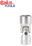 Genius Tools Dugókulcs - crowafej 3/8" csuklós 16 mm Genius (355616)