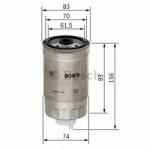 Bosch Filtru combustibil FIAT DUCATO Panorama (280) (1982 - 1990) BOSCH 1 457 434 106