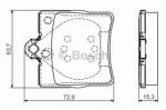 Bosch Set placute frana, frana disc MERCEDES C-CLASS Sportscoupe (CL203) (2001 - 2011) BOSCH 0 986 495 080