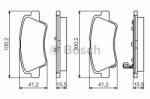 Bosch Set placute frana, frana disc KIA PRO CEED (JD) (2013 - 2016) BOSCH 0 986 494 557