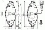 Bosch Set placute frana, frana disc VW PASSAT ALLTRACK (3G5) (2015 - 2016) BOSCH 0 986 494 660