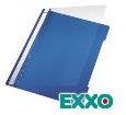 Exxo Dosar plastic A4 cu sina, albastru inchis