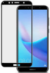  Folie de protectie sticla 6D compatibila cu Huawei Y6 2018, Contur negru