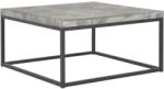 vidaXL Măsuță de cafea, 75 x 75 x 38 cm, aspect de beton (247373) Masa de cafea