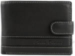 Corvo Bianko Elegáns fekete kívül kapcsos férfi marhabőr pénztárca Corvo Bianco (SFC 1021/T black)
