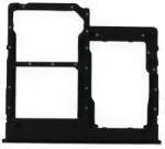  tel-szalk-014766 Samsung Galaxy A20e fekete SIM kártya tálca (2 SIM kártyás telefonokhoz) (tel-szalk-014766)