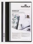 DURABLE Gyorsfűző PP A4 széles panorámás Durable Duraplus fekete (DB257901)
