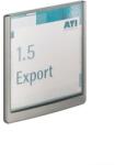 Durable Információs tábla 149x148, 5mm Durable Click Sign szürke (DB486237)