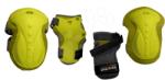 smarTrike Echipament de protecţie pentru copii Safety Gear set Green S smarTrike pentru genunchi şi încheieturi, din plastic ergonomic verde pentru vârsta de 6-10 ani (ST4002003)