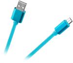 M-Life Cablu USB - micro USB 1m NYLON M-LIFE albastru (ML0801BL)