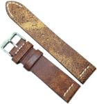 HCraft Curea Ceas „Heritage Vintage - Piele Naturală cu Aspect Retro (18mm, 20mm, 22mm) (C3248 H-Vintage)