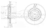 KRIEGER Disc frana VW POLO (6N2) (1999 - 2001) KRIEGER 0950004023