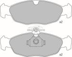 KRIEGER Set placute frana, frana disc OPEL ASTRA F Hatchback (53, 54, 58, 59) (1991 - 1998) KRIEGER 0950006327