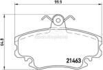 KRIEGER Set placute frana, frana disc RENAULT SYMBOL I (LB0/1/2) (1998 - 2008) KRIEGER 0950006354