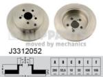 NIPPARTS Disc frana TOYOTA AVENSIS Limuzina (T25) (2003 - 2008) NIPPARTS J3312052
