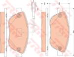 TRW Set placute frana, frana disc FIAT PUNTO (199) (2012 - 2016) TRW GDB1829