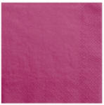 PartyDeco S. r. o Szalvéta, 20 DB, 33X33 CM, 3 rétegű, sötét rózsaszín