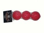 Acito Floorball labda szett Bandit piros 3 db-os csomag