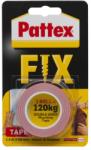 Pattex Ragasztószalag, kétoldalas, 19 mm x 1, 5 m, HENKEL Pattex Fix 120 kg, piros