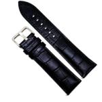 HCraft Curea Ceas „Absolute Black - Piele Naturală de Vițel (18mm - 24mm) (5T3 N)