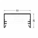 Topmet LED profil LOWI C10 falon kívüli natur (93030000)