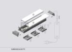 Topmet LED profil SURFACE14 EE7F/TY fehér (A2020001)
