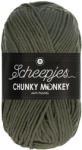 Scheepjes Chunky Monkey 1063 Steel - acélszürke akril fonal