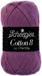 Scheepjes Cotton8 - 726 - sötét orgona lila pamut fonal