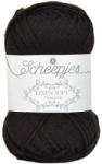 Scheepjes Linen Soft 601 - barnás-fekete len tartalmú fonal