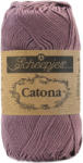 Scheepjes Catona 526 Ashes - halvány lila pamut fonal