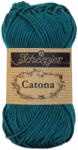 Scheepjes Catona 401 Dark Teal - mély türkiz pamut fonal