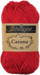 Scheepjes Catona 192 Scarlet - skarlátvörös pamut fonal