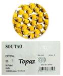  Körömstrassz cyrkonie - SS5 - Topaz - 80+db