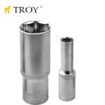 TROY 1/2 Вложка за тресчотка, дълбока (21mm-Ф27, 5mm-L77mm) (T 26116)