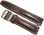 Alfa Curea Premium din Piele Naturală pentru Swatch 19mm - Brown Heritage Edition (SW23 M)