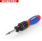 WORKPRO Комплект тресчота ръкохватка Dual-drive с накрайници 32 части / Workpro W021407 / (HGS W021407)