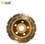 Wert Диамантен диск за шлайфане на бетон Ф 150 мм, двуредов / Wert 2740-150 / (W 2740-150)