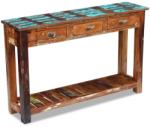 vidaXL Masă consolă, 120x30x76 cm, lemn masiv reciclat (243328) Comoda