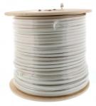 Well Cablu coaxial RG6 cu sufa 75R cupru ecranat cu folie Al +fire CUPRU 48x0.12mm Well (RG6MES-CU/CU-305-WL) - sogest