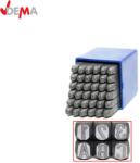 DEMA Комплект стоманени букви и цифри 4 мм, 36 части / dema 18502 / (dema 18502)
